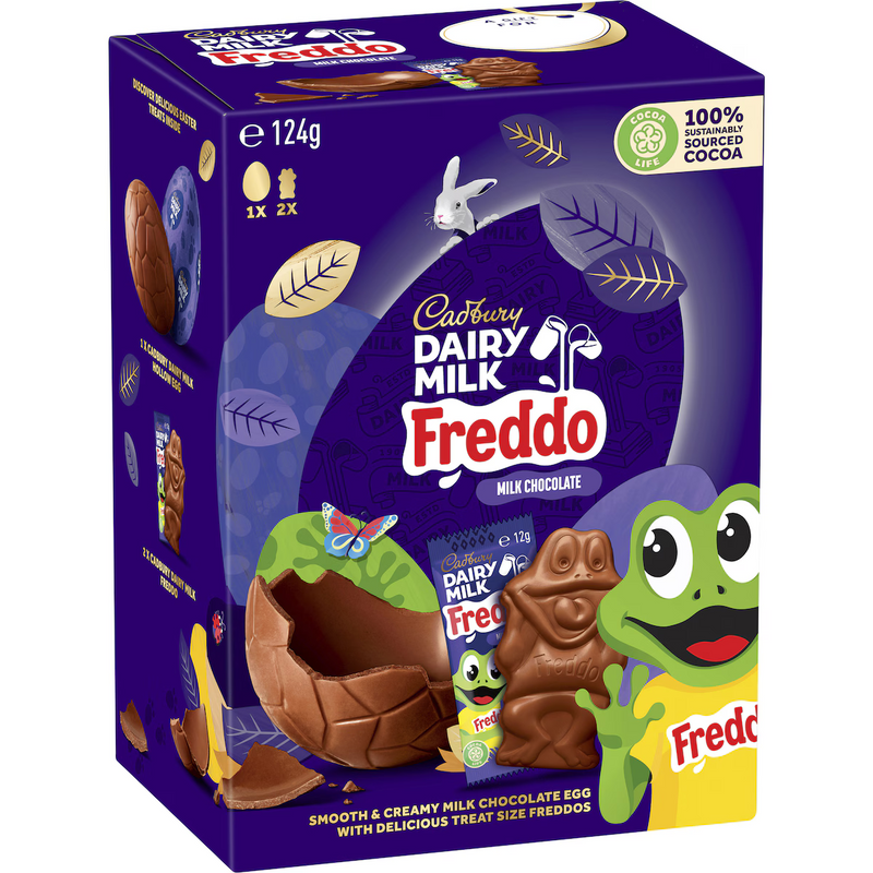 Cadbury Freddo Chocolate Easter Egg Gift Box 124g