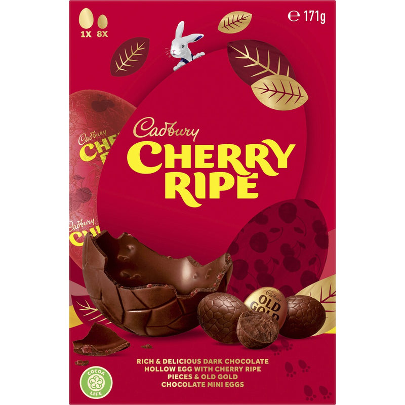 Cadbury Cherry Ripe Chocolate Easter Egg Gift Box 171g