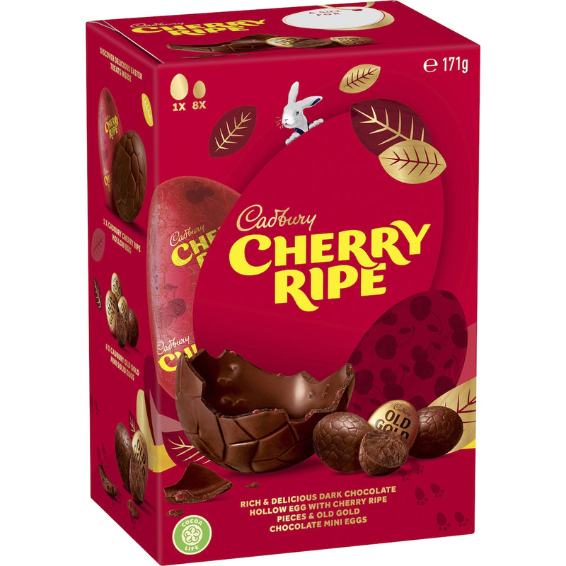 Cadbury Cherry Ripe Chocolate Easter Egg Gift Box 171g