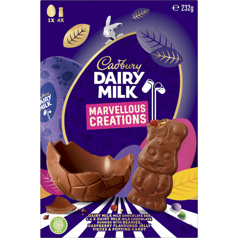 Cadbury Marvellous Creations Chocolate Easter Bunny Gift Box 232g