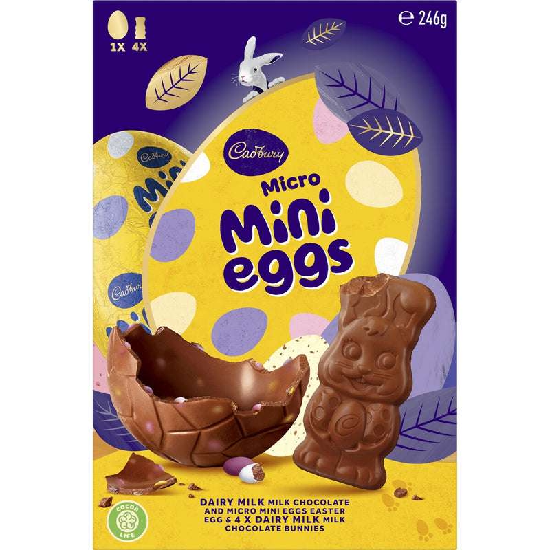 Cadbury Easter Milk Chocolate Mini Eggs & Bunnies Gift Box 246g