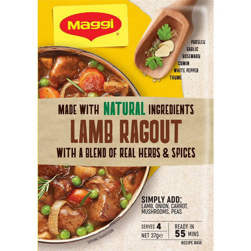 Maggi Lamb Ragout Recipe Base 37g