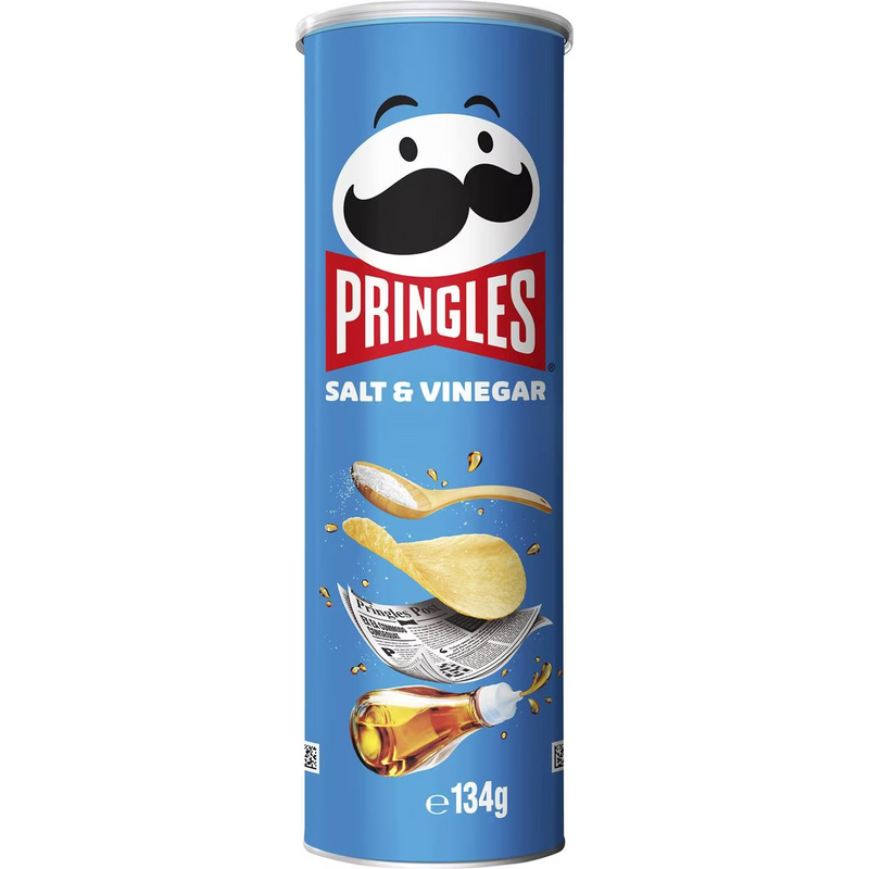 Pringles Salt & Vinegar Flavour Potato Chips 134g