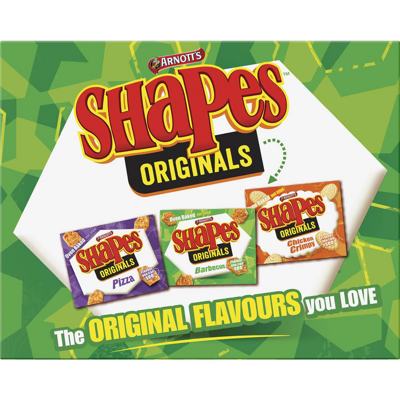 Arnott's Shapes Originals Barbecue 175g