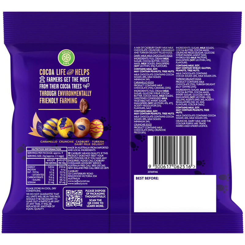 Cadbury Mixed Easter Eggs Bag 230g