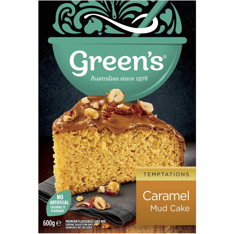 Green's Caramel Mud Cake 600g