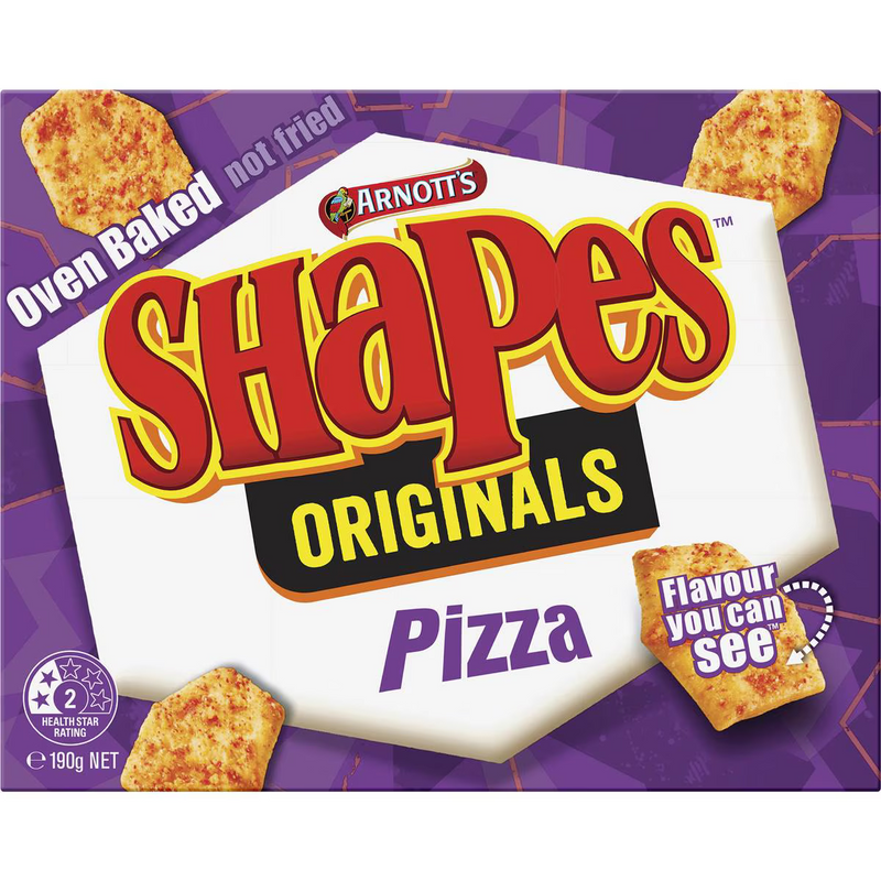 Arnott's Shapes Originals Pizza 190g