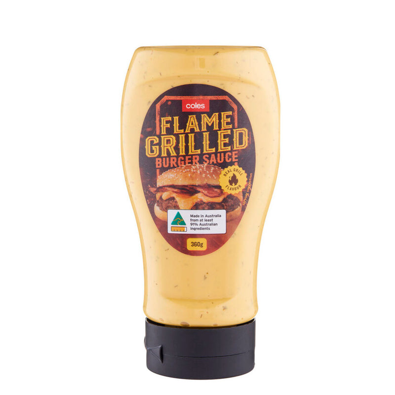 Coles Grilled Burger Sauce 360g