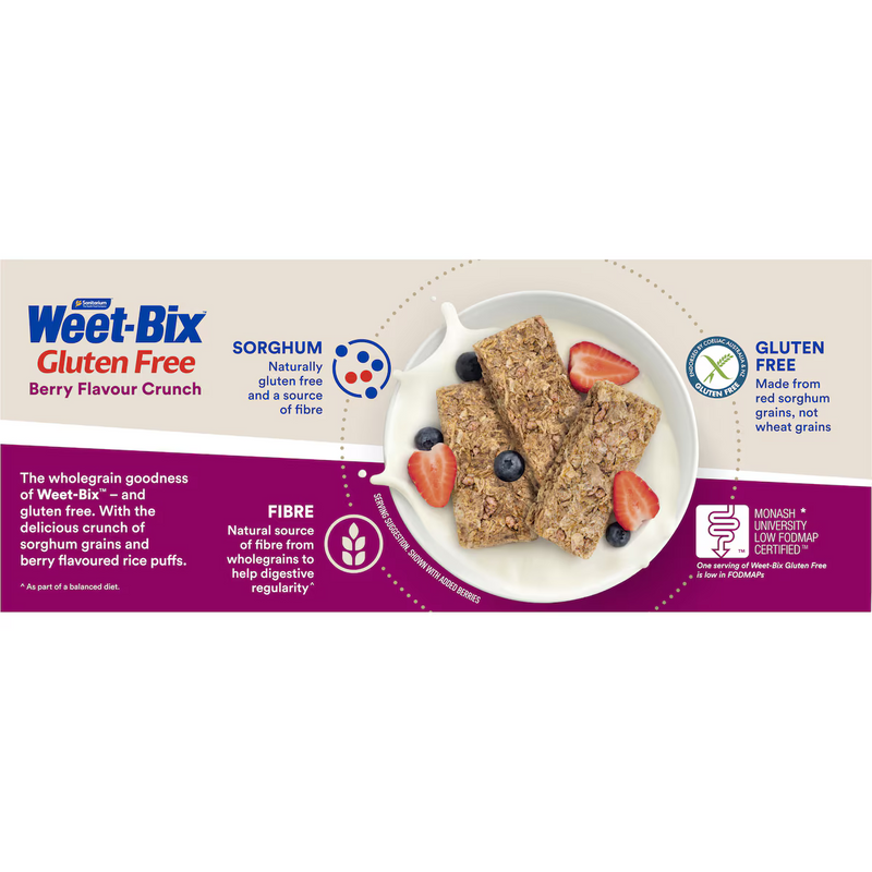 Sanitarium Weet-bix GLUTEN FREE Berry Crunch 400g