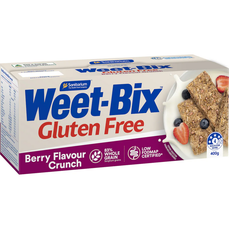 Sanitarium Weet-bix GLUTEN FREE Berry Crunch 400g