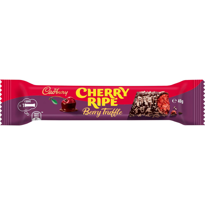 BB 2/25 | Cadbury Cherry Ripe Berry Truffle Bar 40g