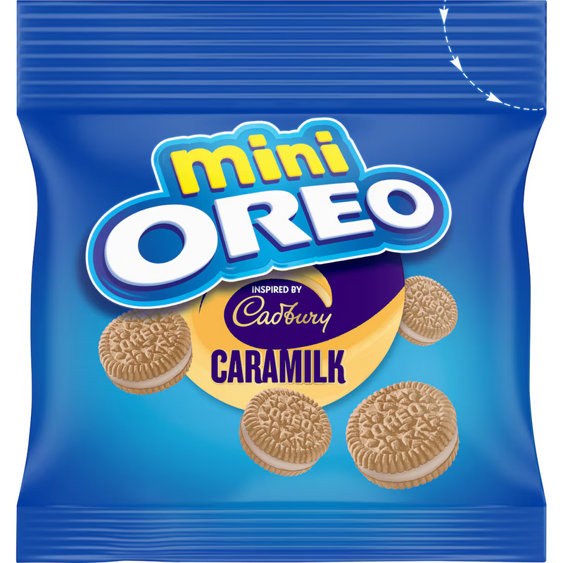 Oreo Mini Caramilk 10 Bags 204g