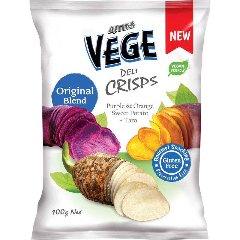 Ajitas Vege Chips Deli Crisps Original 100g