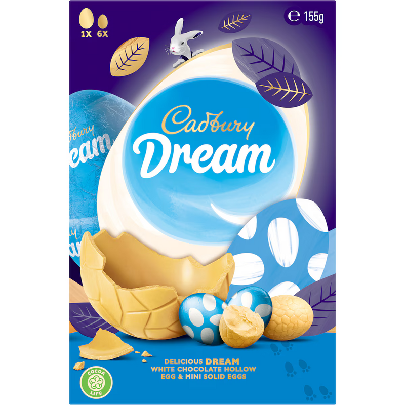 Cadbury Dream Chocolate Easter Egg Gift Box 155g