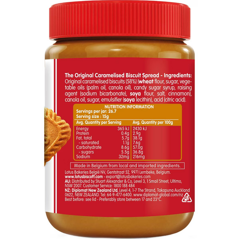 Lotus Biscoff Spread 400g