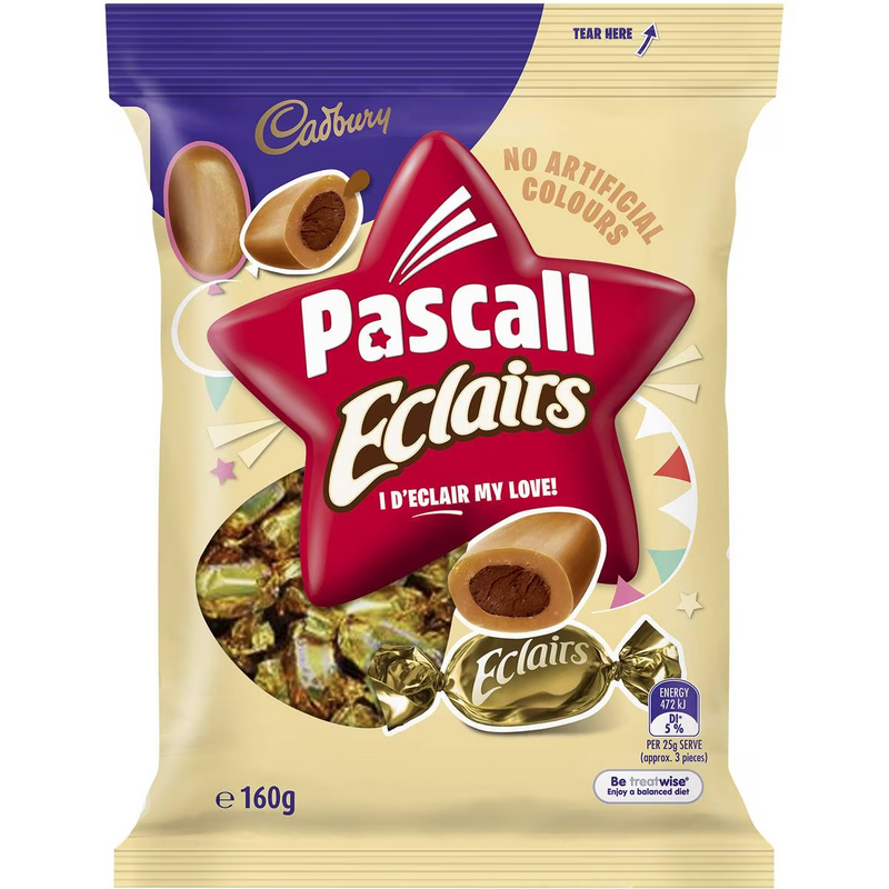 Cadbury Pascall Eclairs Chocolate Lollies 160g