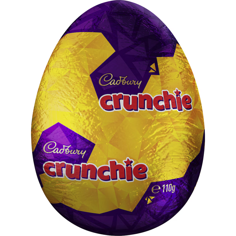 Cadbury Crunchie Chocolate Hollow Easter Egg 110g