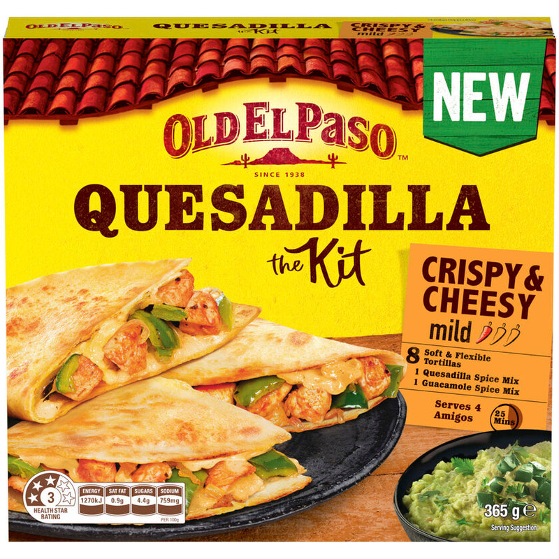 Old El Paso Quesadilla Kit 365g