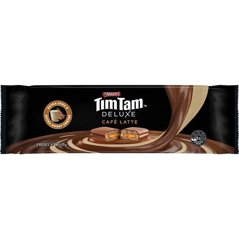 Arnott's Tim Tam Deluxe Cafe Latte Biscuits 175g