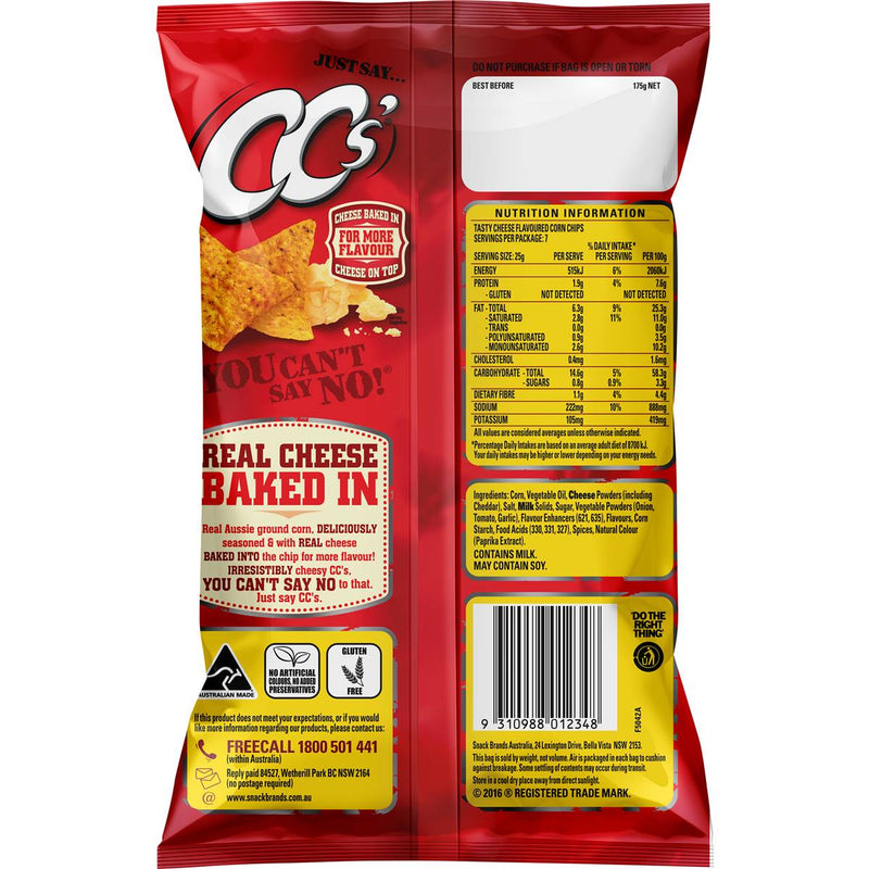 CCs Tasty Cheese 175g