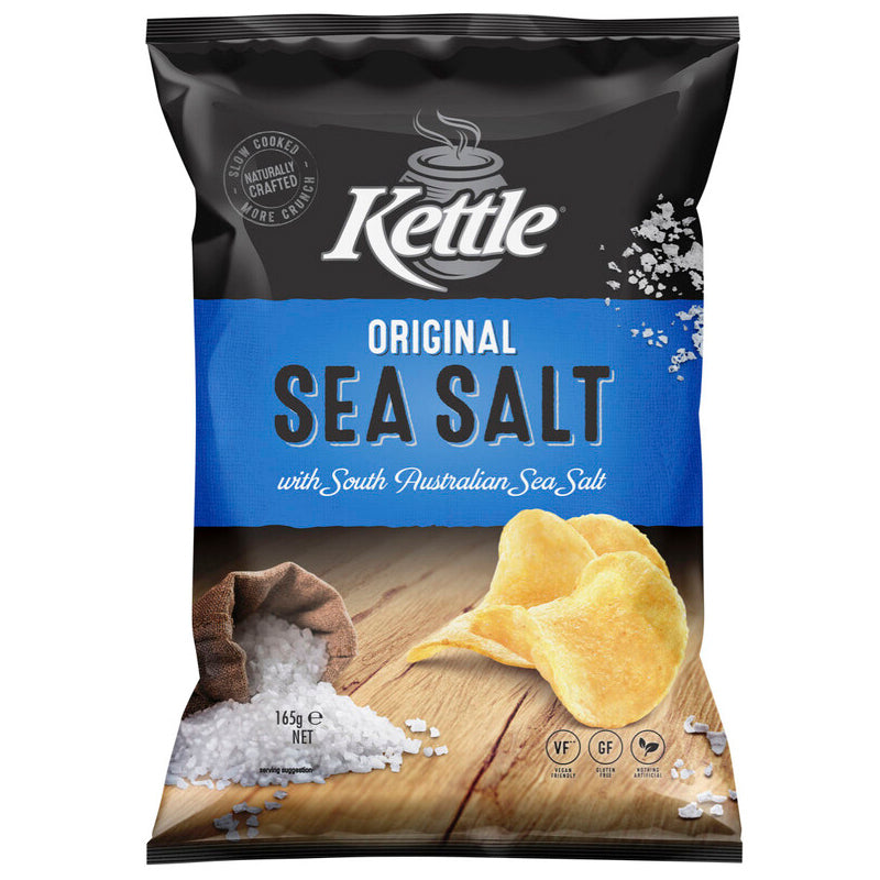 Kettle Classic Sea Salt Chips Potato Chips 165g