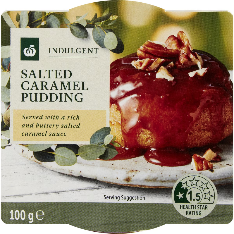 Woolworths Salted Caramel Pudding 100g