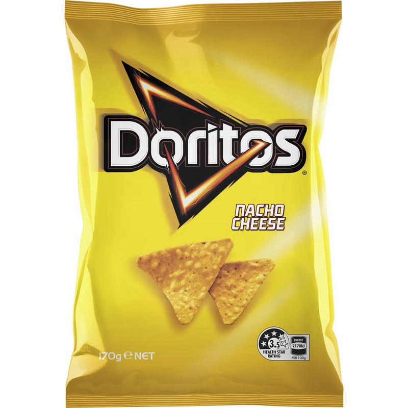 Doritos Corn Chips Nacho Cheese 170g