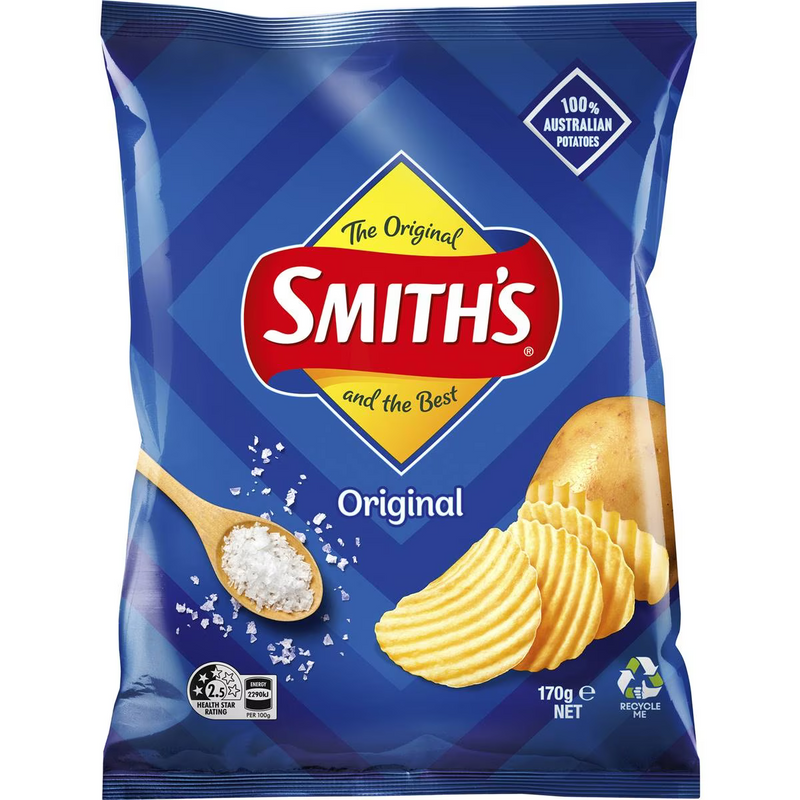 Smith's Crinkle Cut Original Chips 170g