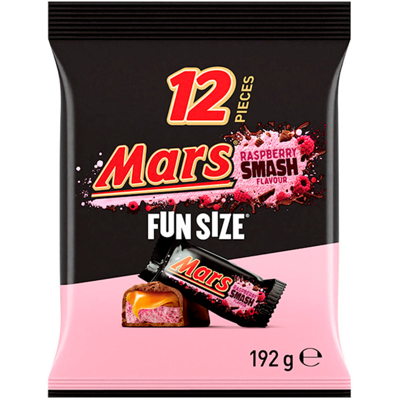 Mars Raspberry Smash Milk Chocolate Party Sharepack 12 Pack 192g