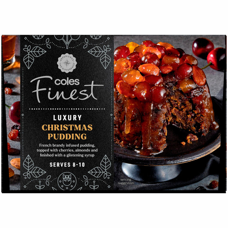 Coles Finest Luxury Christmas Pudding 900g