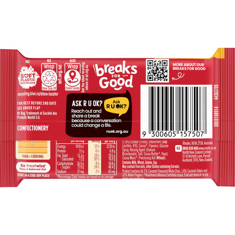 Nestle Kit Kat Gold Crush Bar 45g