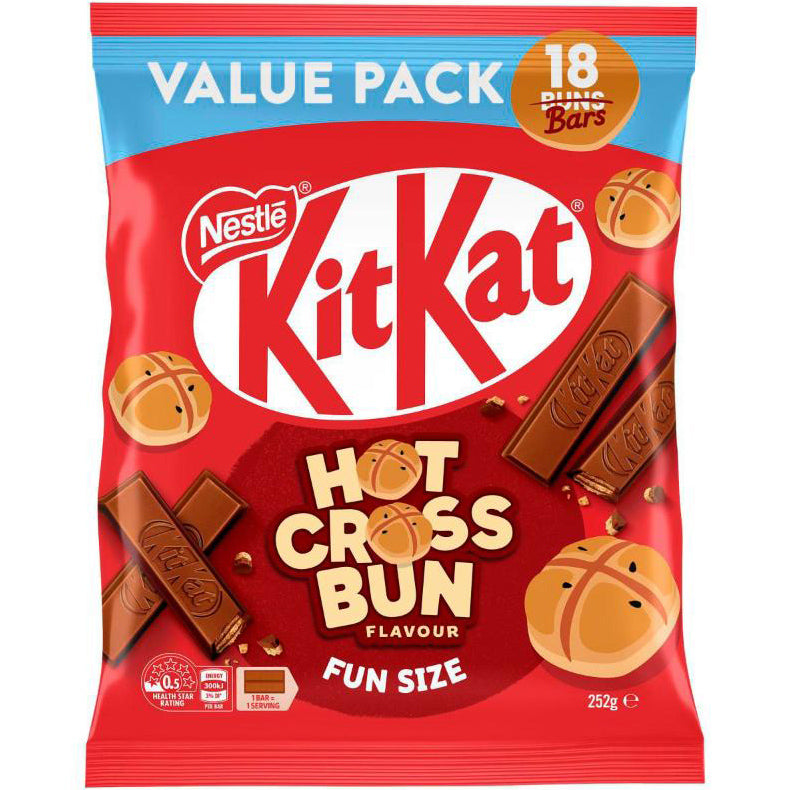 Nestle Kit Kat Hot Cross Bun Chocolate Share Pack 252g