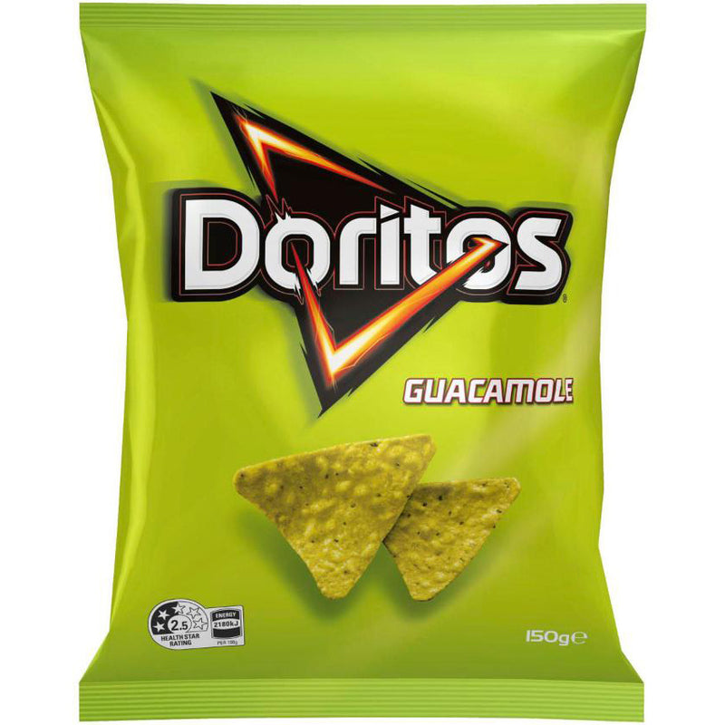 Doritos Corn Chips Guacamole Flavour 150g