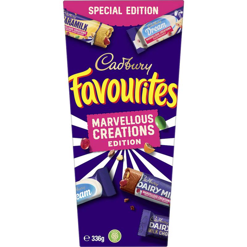 Cadbury Favourites Marvellous Creations Boxed Chocolate 336g