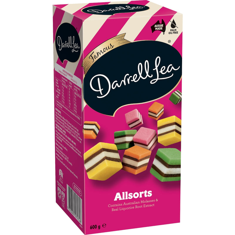 Darrell Lea Liquorice Allsorts Gift Box 600g