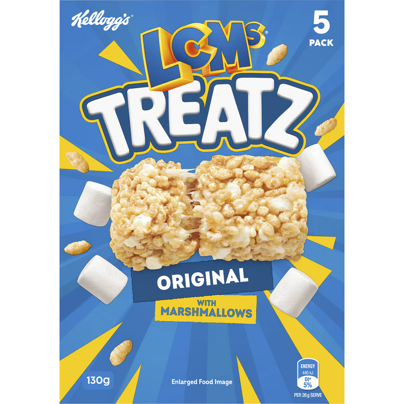 Kellogg's Lcm's Treatz Original With Marshmallow 5 Pack 180g