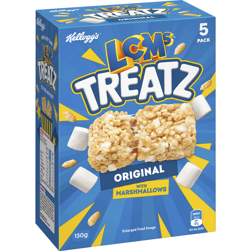 Kellogg's Lcm's Treatz Original With Marshmallow 5 Pack 180g